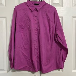 Purple Apt9 blouse button down